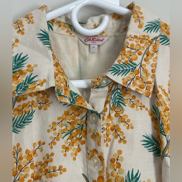 Cath Kidston Linen Blend Floral Summer Dress - Picture 4 of 5